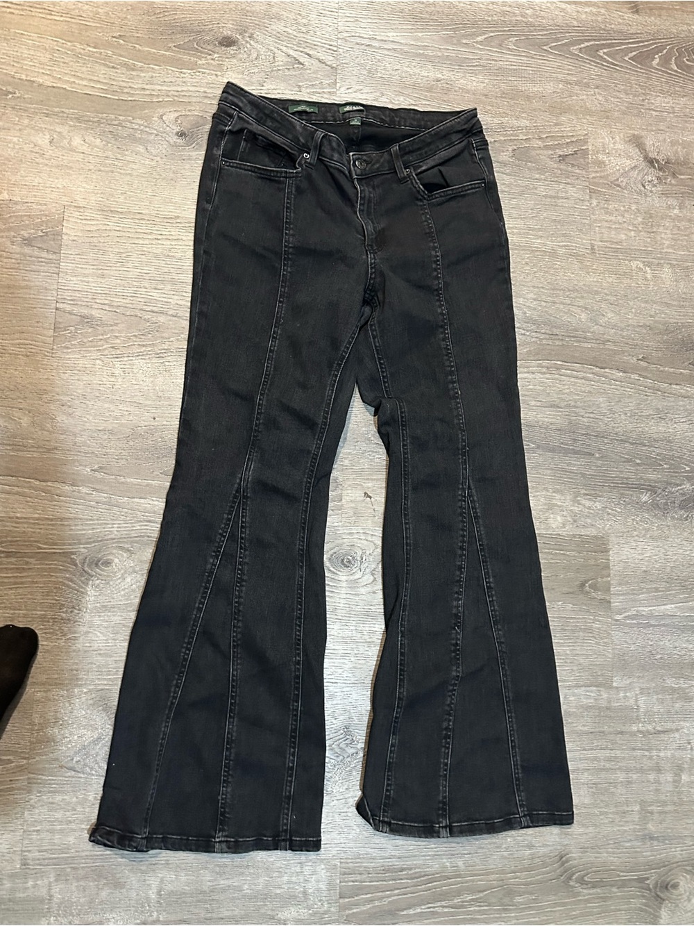 Wild Fable Black Flare Jeans High Rise Bootcut Size 14